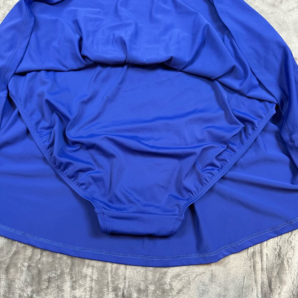 LL Bean Royal Blue Swim Skirt Swimskirt Skirted Bottoms Women's 18 18W - Picture 4 of 8